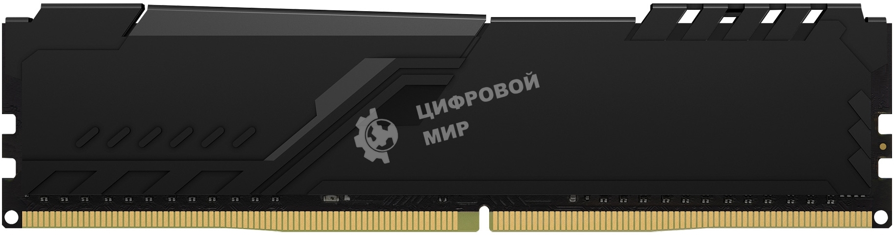 Оперативная память Kingston Fury Beast, DDR4, 8GB (1x8GB), 3600MHz, CL17, DIMM, с радиатором, черны