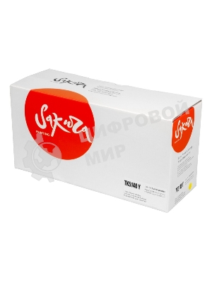 Картридж Sakura TK5140Y для Kyocera Mita, желтый, 5000 к.