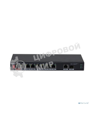 Коммутатор Dahua DH-PFS3110-8ET1GT1GF-96 8x100Mb 1G неуправляемый