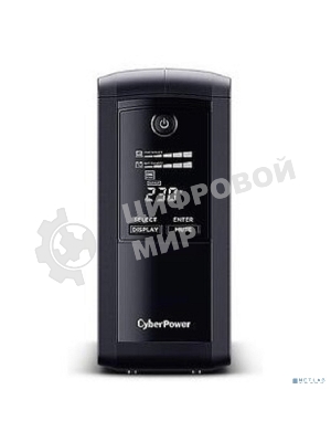 Источник бесперебойного питания CyberPower VP700ELCD Line-Interactive 700VA/390W USB/RS-232/RJ11/45 (4 EURO)