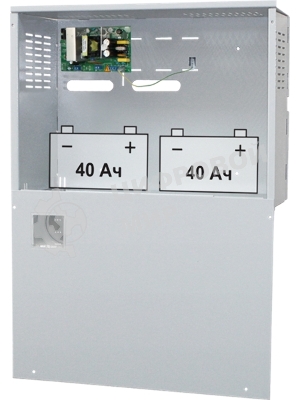 Источник вторичного электропитания СКАТ-2400И7 исп.5000 24В, 4А, под 2 АКБ 40 А·ч