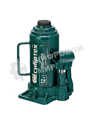 Домкрат гидравлический бутылочный Сибртех, 12 т, 205-400 мм