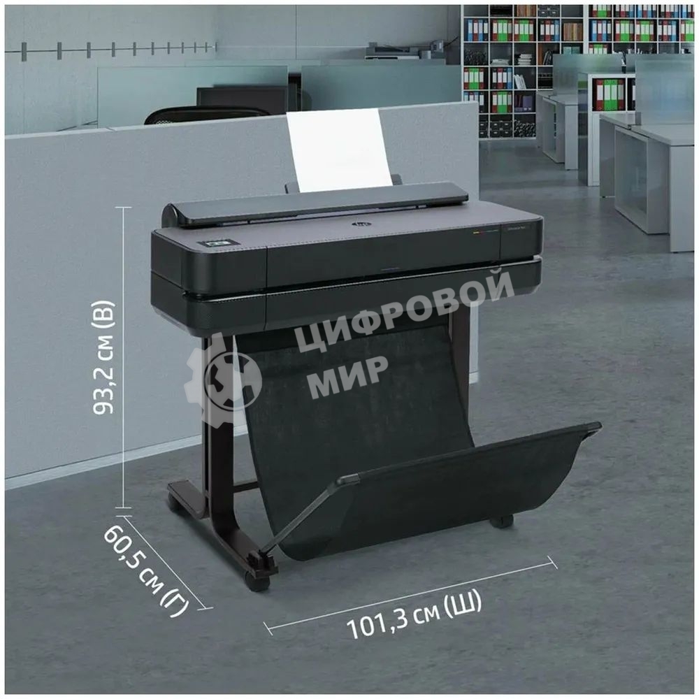 Плоттер струйный HP Designjet T630, A1, цветной, 24
