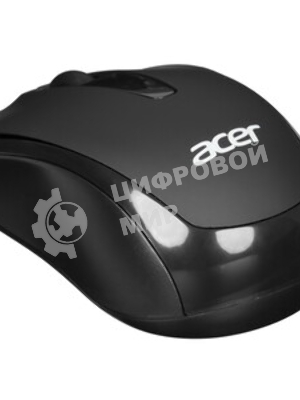 Мышь беспроводная Acer OMR133 черный, 1000 dpi, радиоканал, USB, кнопки - 3