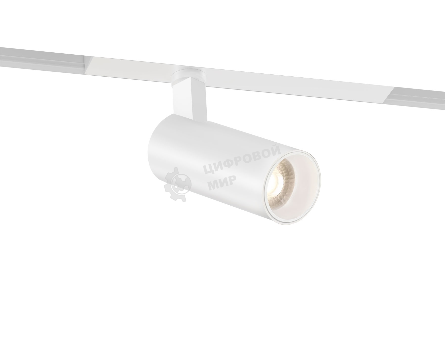 Трековый акцентный светильник Ambrella light GL8001 WH белый IP20 9W 3000-6000K 220V 24° D50*125