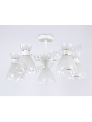 Светильник Ambrella light TR3179/5 WH белый E27/5 max 40W D570*280