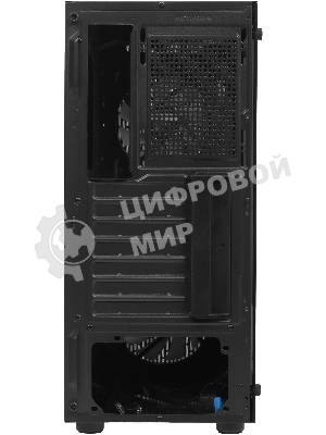 Корпус без блока питания PCCOOLER MA100 MESH BK, Mesh Mid Tower, черный, TG, 0.4 SPCC, 3x120мм ARGb ATX, mATX, mITX 160/310/180мм 2x2.5