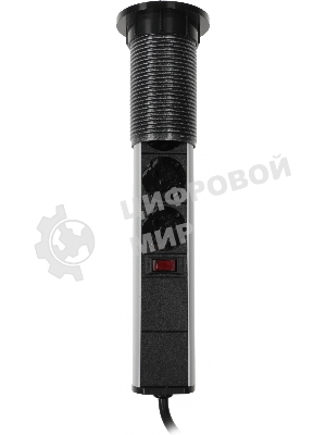 Сетевой разветвитель Premier 3R USB 1.8м (3 розетки) серый (коробка)