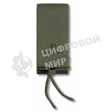 Чехол из иск.кожи Victorinox Leather Imitation Pouch (4.0822.4) зеленый с застежкой на липучке без упаковки