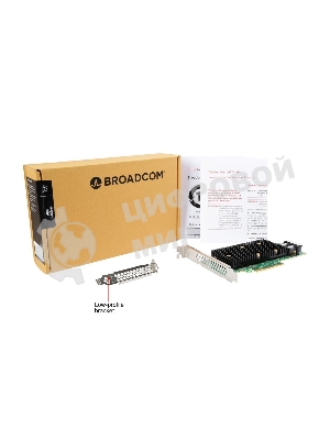 Контролер LSI 9400-8i SGL (05-50008-01), PCIe 3.1 x8 LP, Tri-Mode SAS/SATA/NVMe 12G HBA, 8port(1*int SFF8643), 3408 IOC