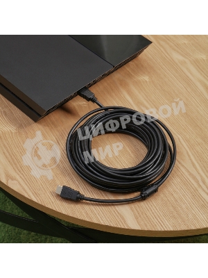 Кабель PROconnect Шнур HDMI - HDMI gold 10М с фильтрами (PE bag)