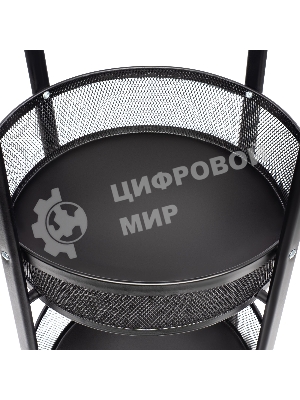 Этажерка Domfy DHC-FC30862 34.2x34.2x83.6 см, d=34.2 см черный