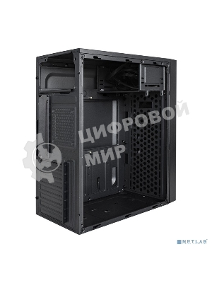 Компьютерный корпус Miditower ExeGate AA-440U-AA400 (ATX, AA400 8 см, 2*USB+1*USB 3.0, аудио, черный)