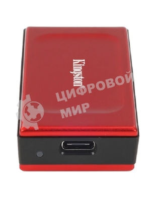 Внешний SSD Kingston XS1000, 1TB, USB 3.2 Gen 2 Type-C, R/W 1050/1000, красный