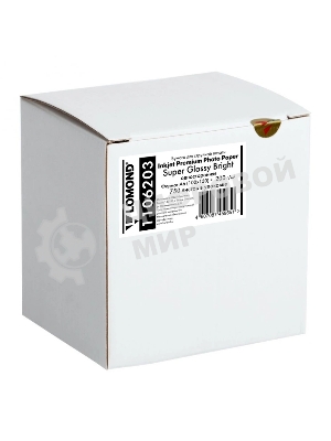 Фотобумага LOMOND для струйной печати 200 г/м2 односторонняя Super Glossy Bright 10х15, 750лист.в пач.