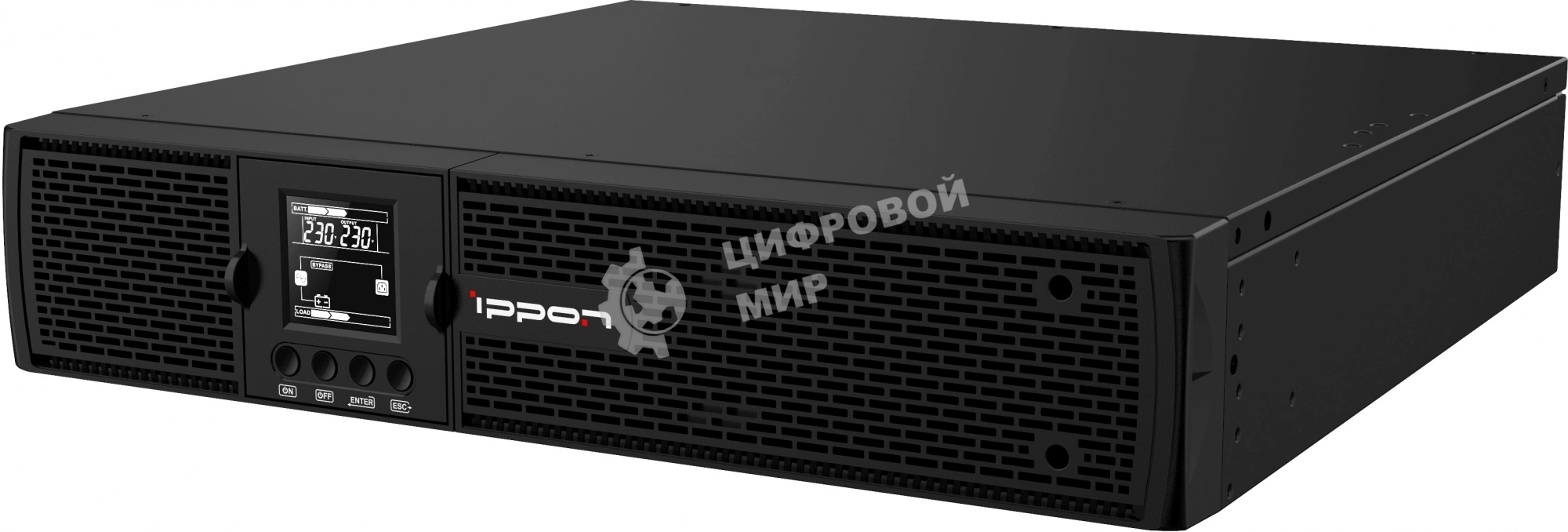 Источник бесперебойного питания Ippon Innova RTb 1000 900Вт 1000ВА черный