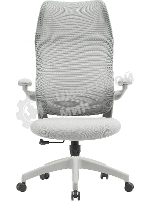 Кресло компьютерное Cactus CS-GMC505-GY серый, сиденье серый, сетка/ткань, крестов. пластик, пластик серый