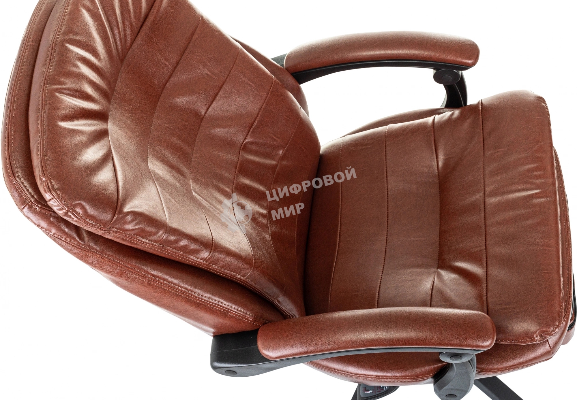 Кресло руководителя Бюрократ T-9950MSG-F/BROWN-PU