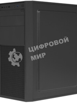 Компьютерный корпус Accord A-300 черный без БП ATX 1x120мм 2xUSB 2.0 1xUSB 3.0 audio