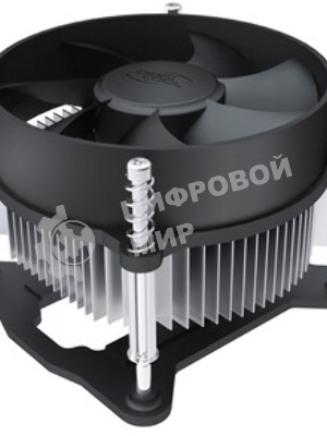 Кулер для процессора DEEPCOOL CK-11508 PWM черный, 92 мм, алюминий, 2200 об/мин, 30.1 дБ, 4 pin, 65 Вт, 70 мм