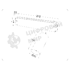 Управляемый светодиодный светильник для шинопровода Magnetic Ambrella light GL1222 BK черный IP20 18W 3000K-6400K 220V 36° D55*120 (Без ПДУ)