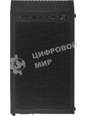 Корпус без блока питания PCCOOLER MA100 MESH BK, Mesh Mid Tower, черный, TG, 0.4 SPCC, 3x120мм ARGb ATX, mATX, mITX 160/310/180мм 2x2.5