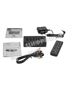 Ресивер DVB-T2 Harper HDT2-1514,черный