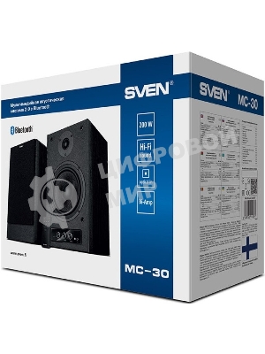 Акустическая система SVEN АС MC-30, черный (200 Вт, Bluetooth, пульт, Optical)