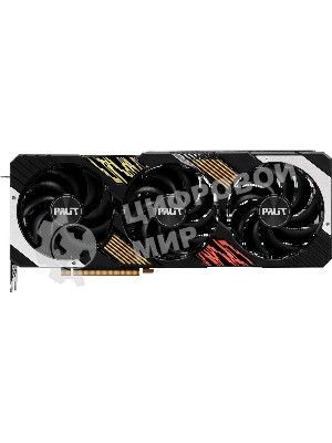Видеокарта Palit RTX4070Ti GAMINGPRO OC NVIDIA GeForce RTX 4070TI PCI-E 4.0 12288Mb 192 GDDR6X 2310/21000 HDMIx1 DPx3 HDCP Ret