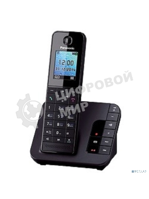 Телефон беспроводной (DECT) Panasonic KX-TGH220RUB черный АОН, Caller ID, 