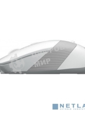 Мышь проводная A4Tech Fstyler FM10 белый/серый, 1600 dpi, USB, кнопки - 4