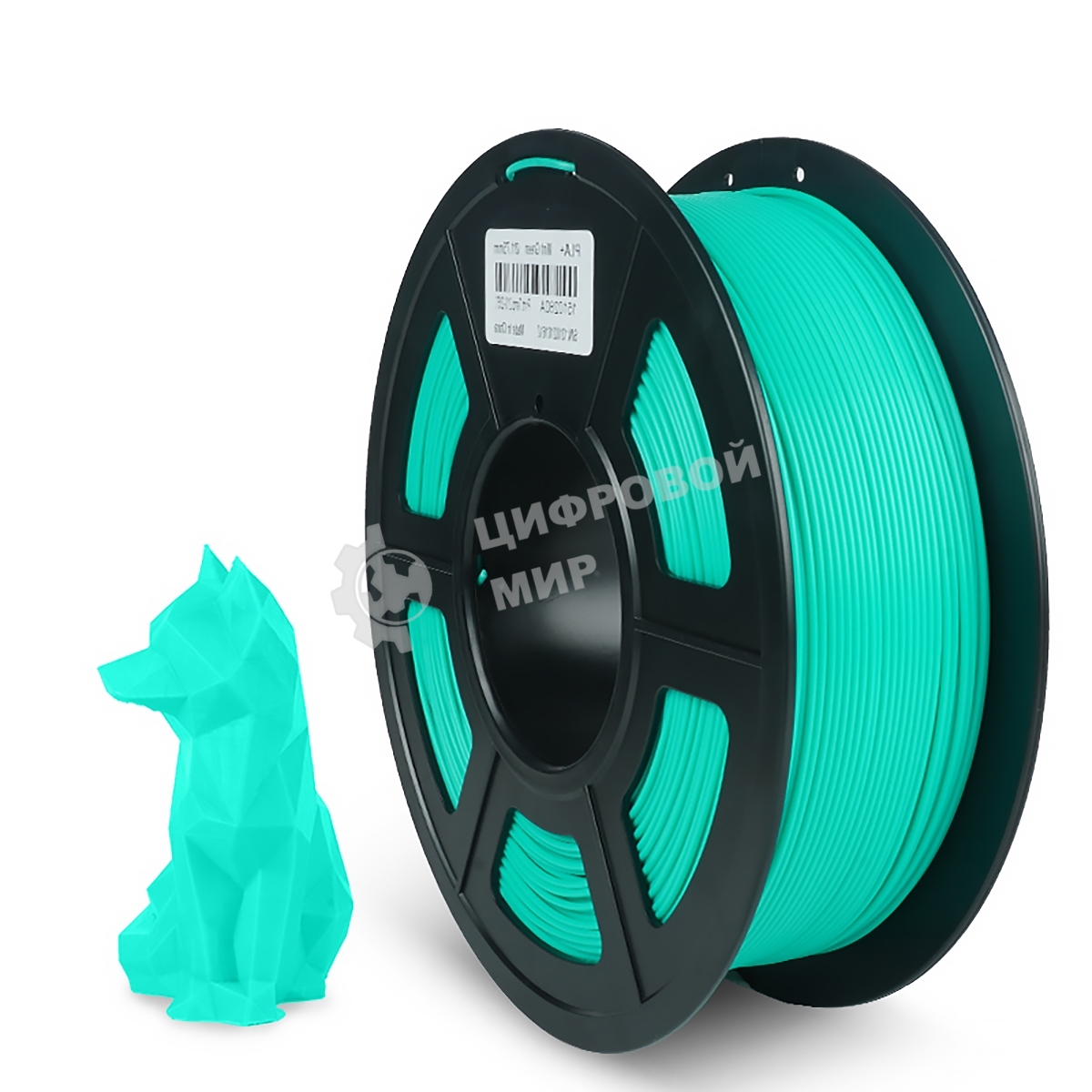 Филамент NVPrint PLA+ Mint Green для 3D печати диаметр 1.75мм длина 330 метров масса 1 кг