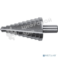 Сверло ступенчатое FIT HSS (Р6М5) по металлу, 15 ступеней, 4-32 мм 36400