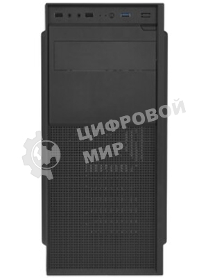 Компьютерный корпус Accord A-300 черный без БП ATX 1x120мм 2xUSB 2.0 1xUSB 3.0 audio