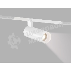 Трековый акцентный светильник Ambrella light GL8001 WH белый IP20 9W 3000-6000K 220V 24° D50*125