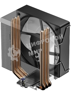Кулер для процессора ID-Cooling SE-903-XT V2 черный, алюминий/медь, 2500 об/мин, 29.1 дБ, 4 pin, 150 Вт, высота 123 мм