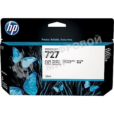 Картридж струйный HP 727 B3P23A черный для HP DJ T920/T1500 (130мл)