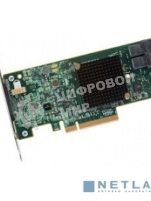 Контроллер LSI 9341-8I SGL 12Gb/s RAID 0/1/10/5/50 8i-ports (LSI00407)