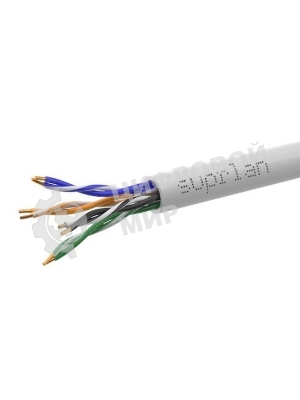 Кабель информационный Suprlan Standard 01-0328-9, cat.5e U/UTP 4 пары 24AWG, PVC, внутренний, 305м, серый