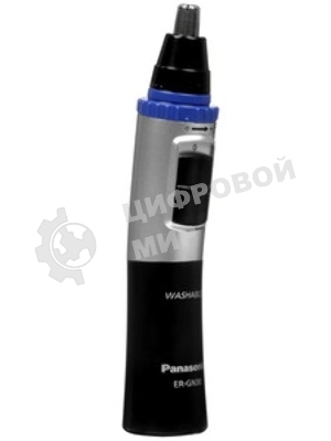 Триммер Panasonic ER-GN30-K черный/серебристый (насадок в компл:1шт)