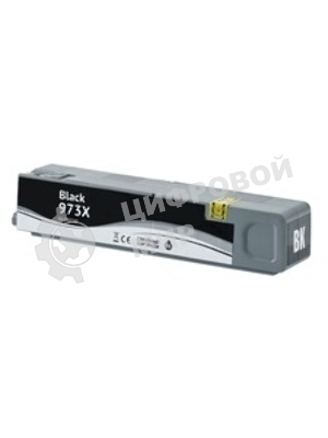 Картридж струйный Sakura L0S07AE (№973X Black) для HP, черный, 256 мл., 10000 к.