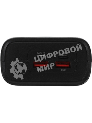 Портативный аккумулятор Cactus CS-PBFSJA-30000 30000mAh 4.5A 2xUSB-A/USB-C черный