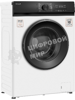 Стиральная машина Weissgauff WM 39106 Inverter Steam белая, загрузка фронтальная 6кг, 1000 об/мин., класс: A++