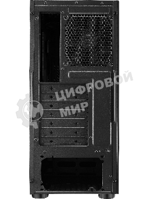 Компьютерный корпус без блока питания Cooler Master Elite 500, 2xUSB3.2, 1x120Fan, w/o PSU, Black, w/o ODD, Window TG left panel, ATX