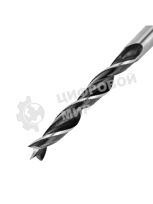 Набор сверл по дереву Sparta,3-4-5-6-7-8-9-10 мм, 8 шт. цилиндрический хвостовик