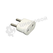 Сетевой переходник ЕВРО-1 белый вариант №2