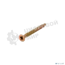 Саморез универсальный Kranz 3х35, желтый цинк, короб (200 шт./уп.)