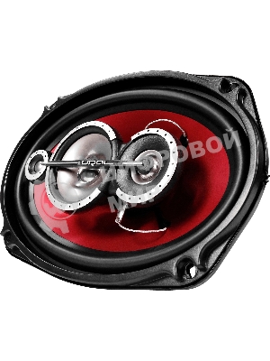 Колонки автомобильные Ural DDB AS-D6941 250Вт 15x23см (6x9дюйм) (ком.:2кол.) коаксиальные четырехполосные