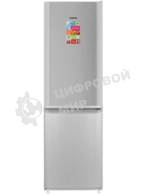 Холодильник Pozis RK-149 (R) серебристый металлопласт двухкамерный 240/130 л морозилка снизу