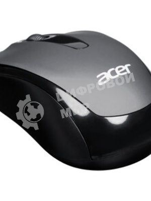 Мышь беспроводная Acer OMR134 серый, 1000 dpi, радиоканал, USB, кнопки - 3